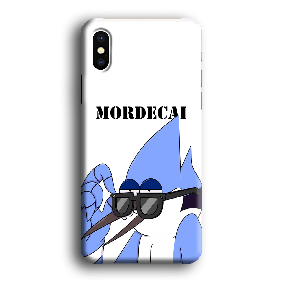 Mordecai Regular Show Character iPhone X Case