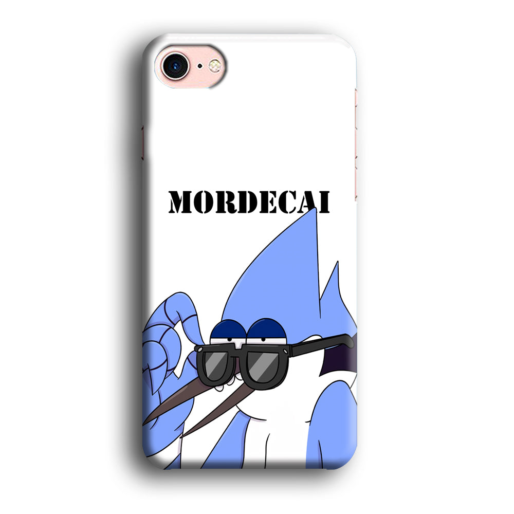 Mordecai Regular Show Character iPhone 8 Case