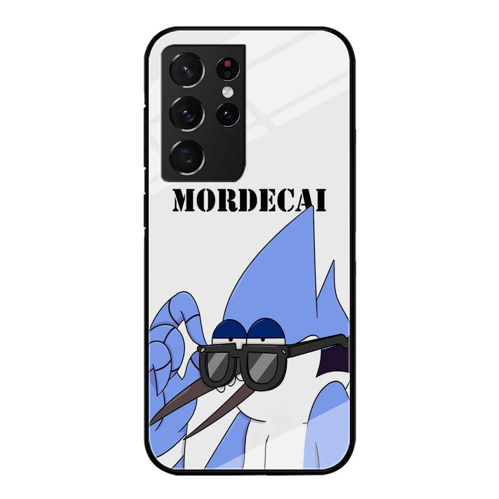 Mordecai Regular Show Character Samsung Galaxy S21 Ultra Case