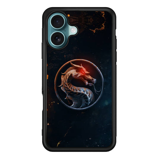 Mortal Kombat Logo iPhone 16 Case