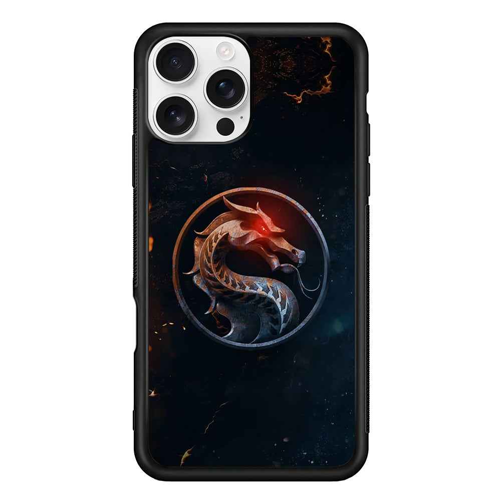 Mortal Kombat Logo iPhone 16 Pro Case