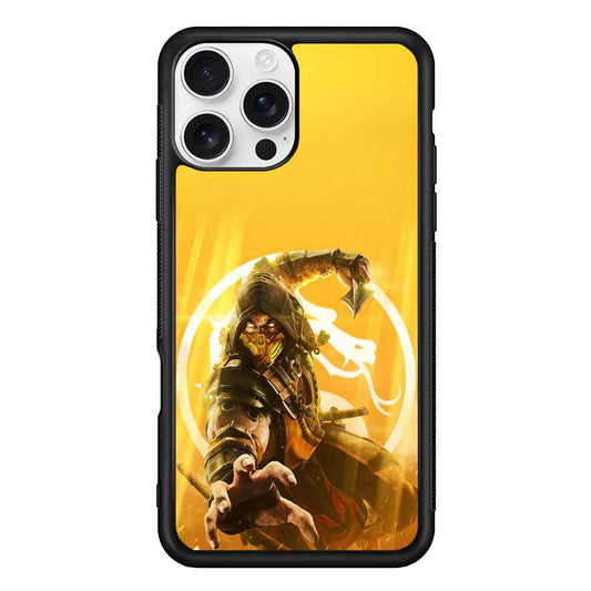 Mortal Kombat Scorpion iPhone 16 Pro Max Case