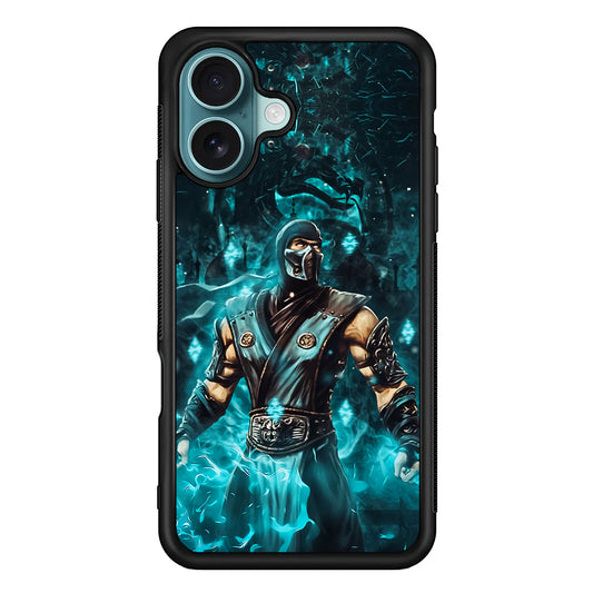 Mortal Kombat Sub Zero iPhone 16 Case