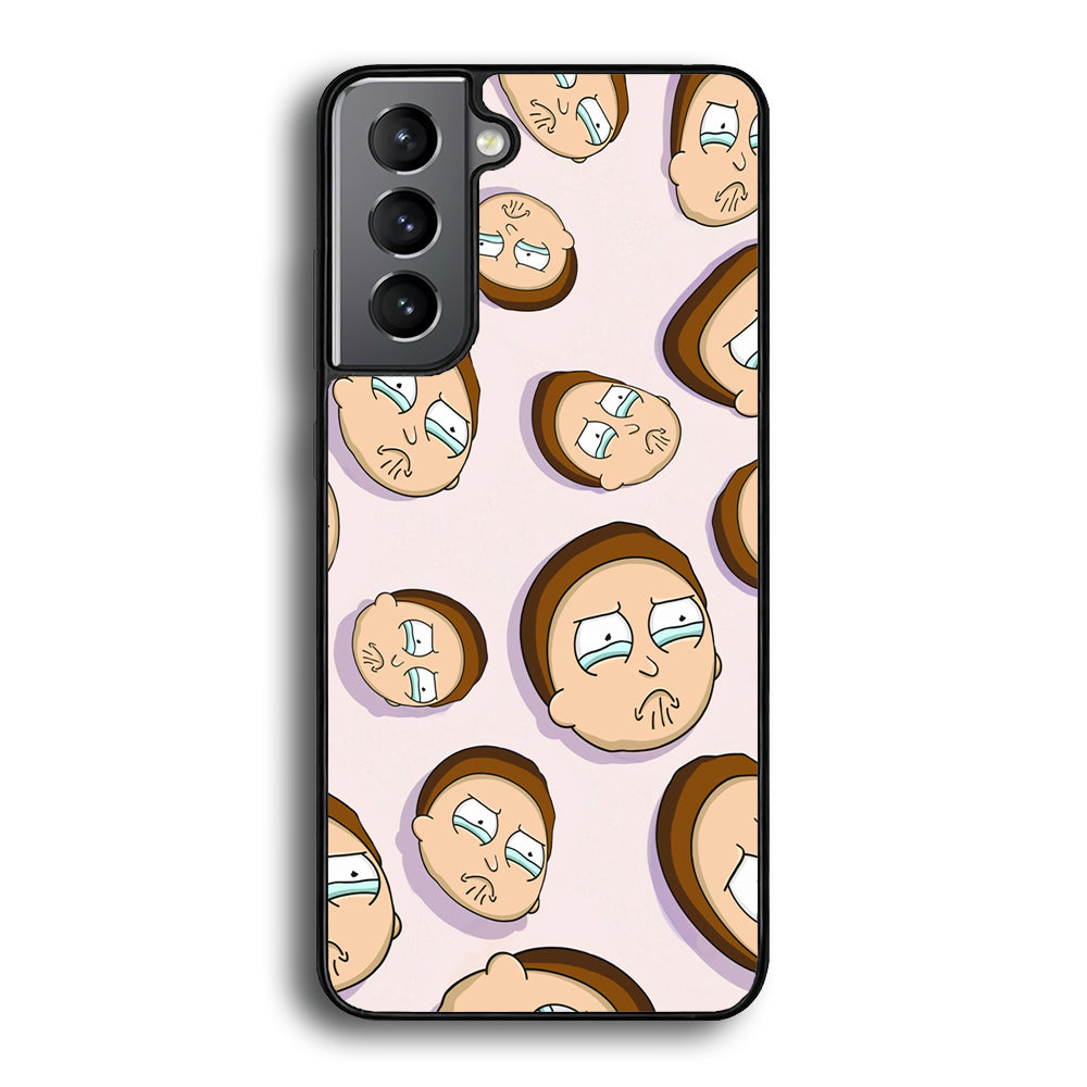Morty Cry Head Doodle Samsung Galaxy A15 Case - Carneyforia