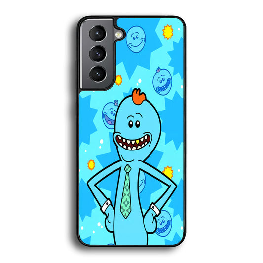 Mr Meeseeks Smile Samsung Galaxy A16 Case - Carneyforia