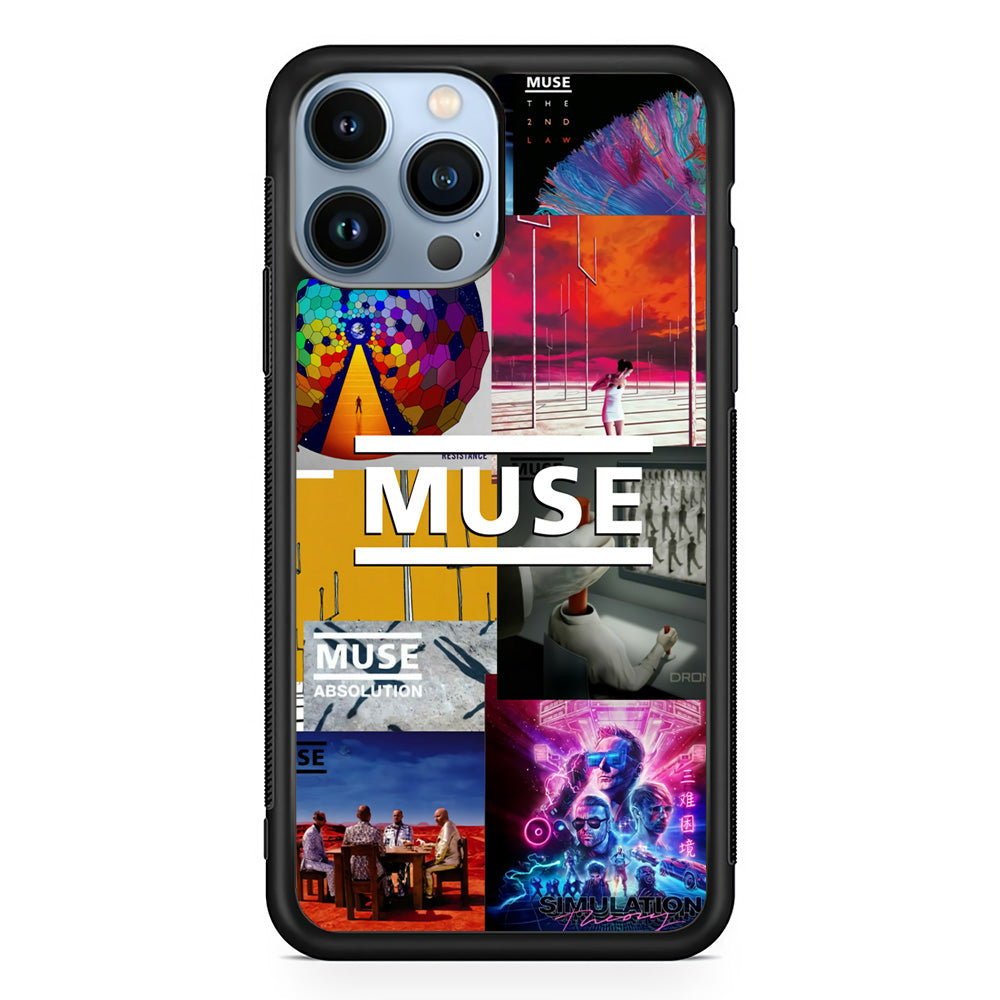 Muse Album Collage iPhone 15 Pro Case - Carneyforia