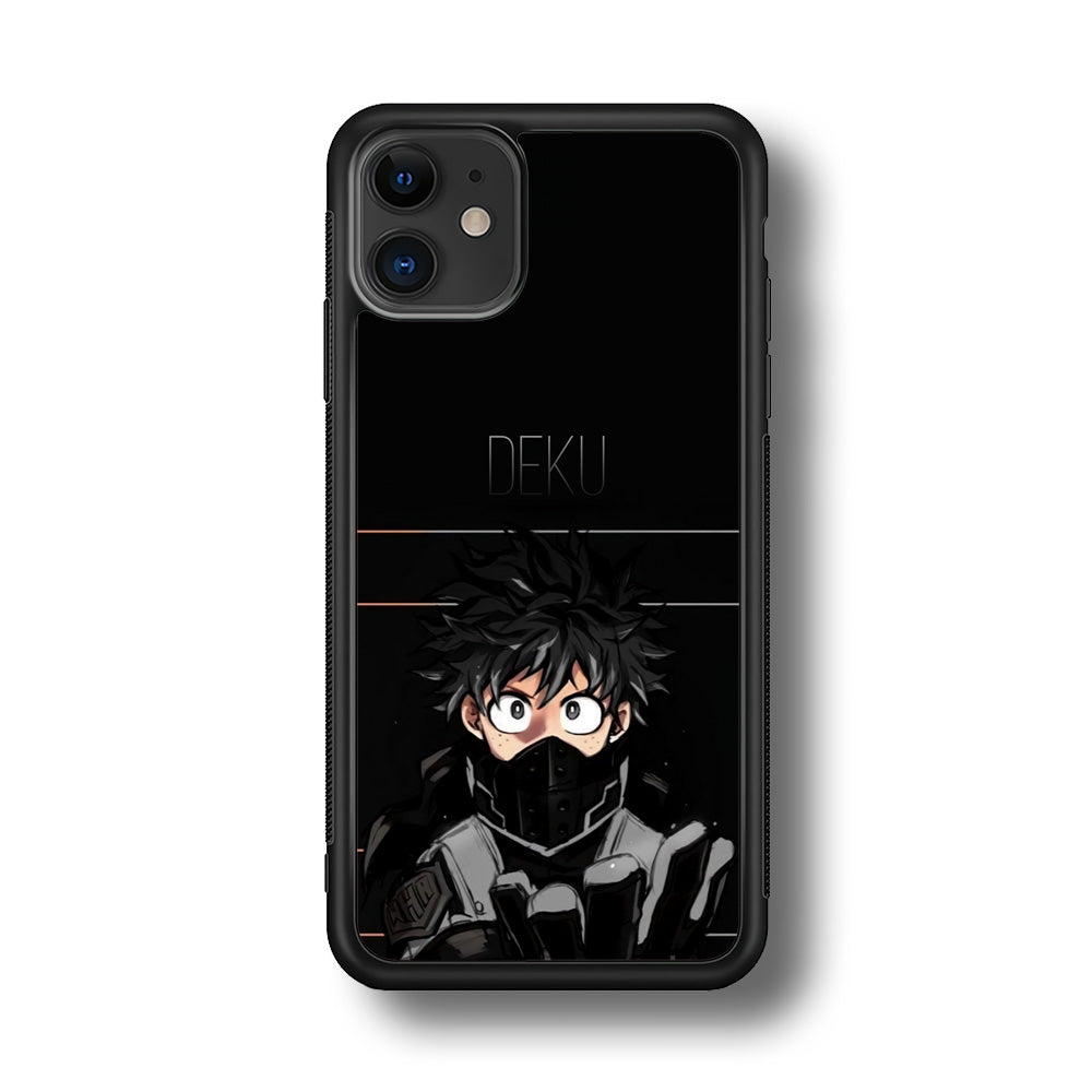 My Hero Academia Deku in Black iPhone 11 Case