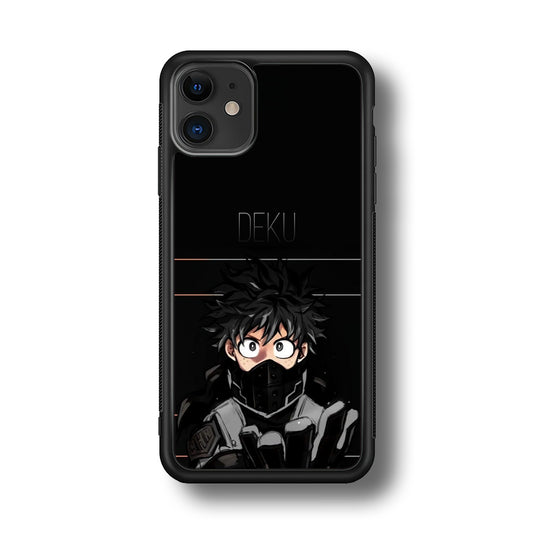 My Hero Academia Deku in Black iPhone 11 Case