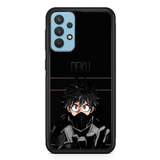 My Hero Academia Deku in Black Samsung Galaxy A32 Case