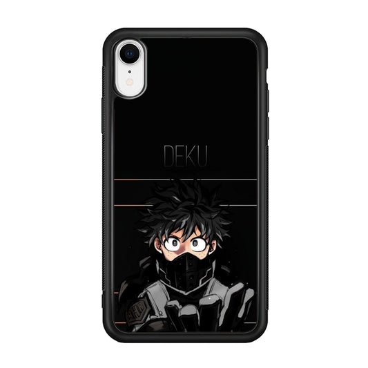 My Hero Academia Deku in Black iPhone XR Case