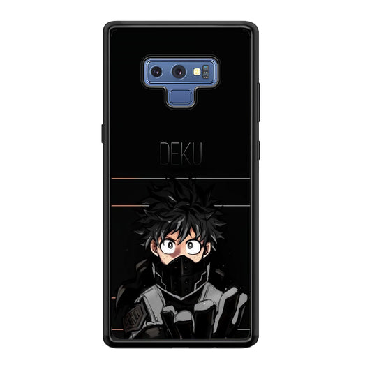My Hero Academia Deku in Black Samsung Galaxy Note 9 Case