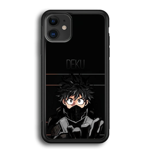 My Hero Academia Deku in Black iPhone 12 Case