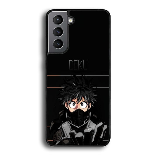 My Hero Academia Deku in Black Samsung Galaxy S21 Plus Case - Carneyforia