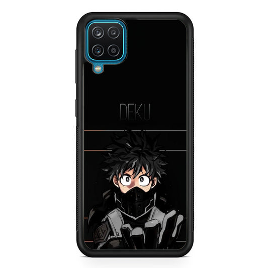 My Hero Academia Deku in Black Samsung Galaxy A12 Case