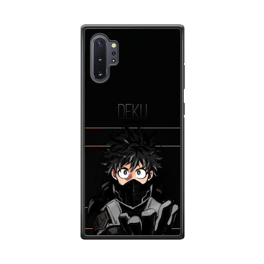 My Hero Academia Deku in Black Samsung Galaxy Note 10 Plus Case