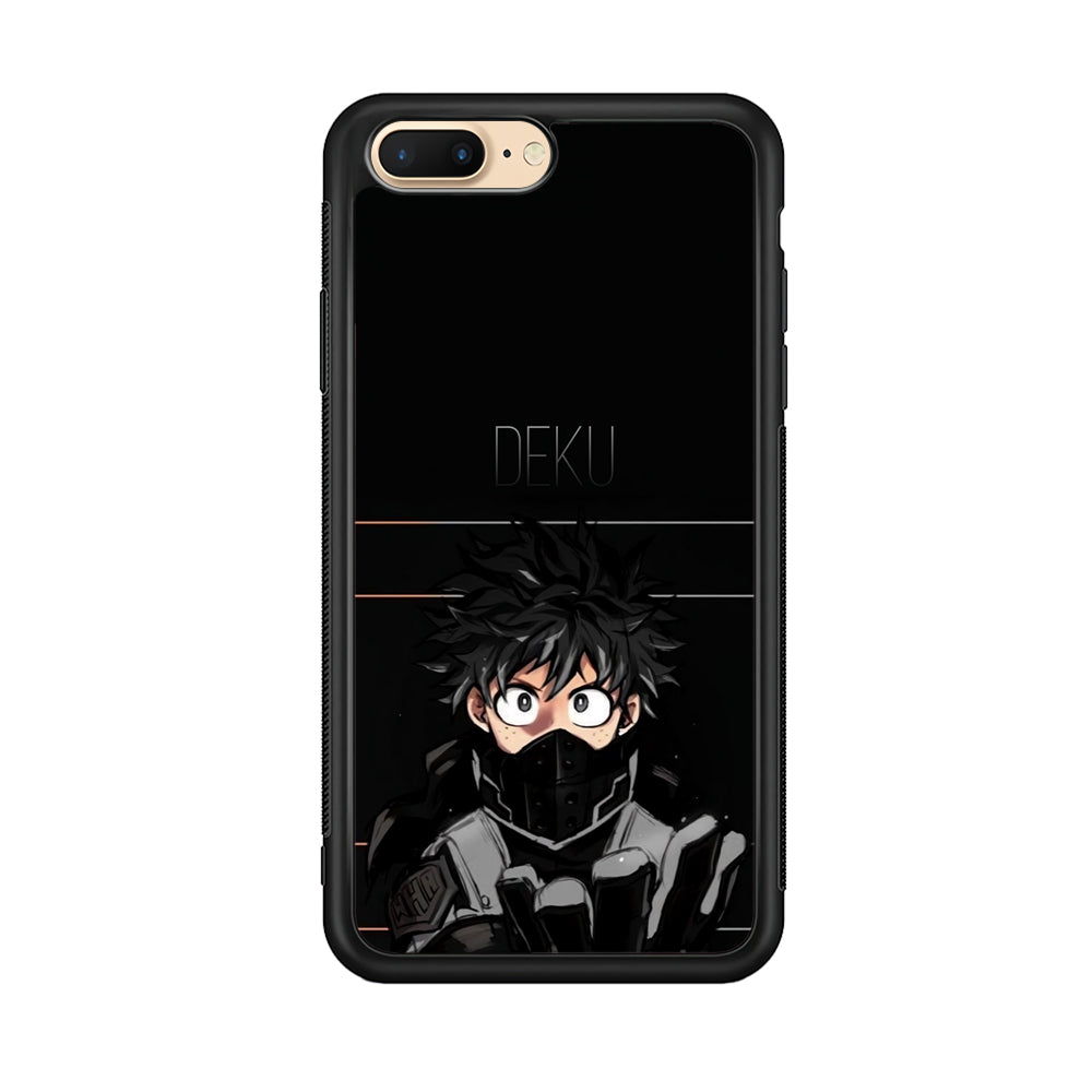 My Hero Academia Deku in Black iPhone 8 Plus Case