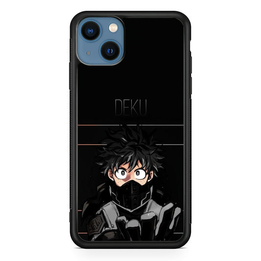 My Hero Academia Deku in Black iPhone 14 Plus Case - Carneyforia
