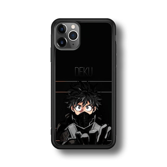 My Hero Academia Deku in Black iPhone 11 Pro Case