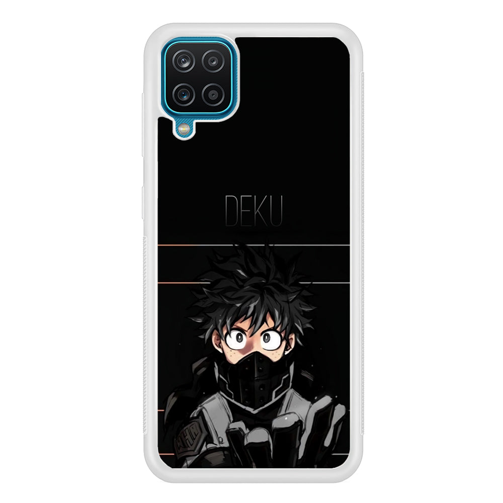 My Hero Academia Deku in Black Samsung Galaxy A12 Case