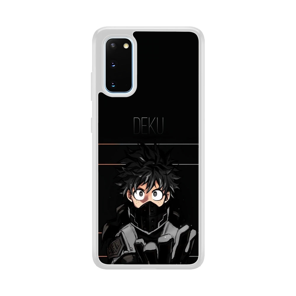 My Hero Academia Deku in Black Samsung Galaxy S20 Case