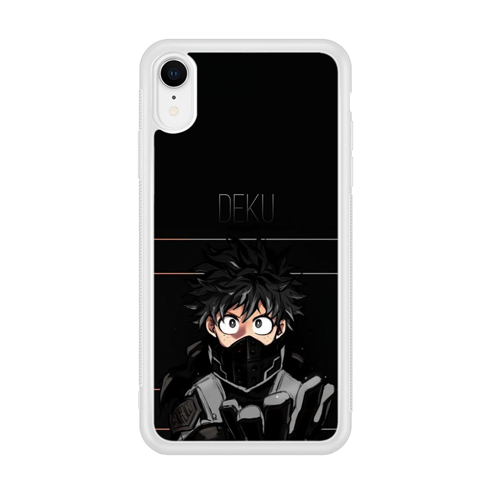 My Hero Academia Deku in Black iPhone XR Case