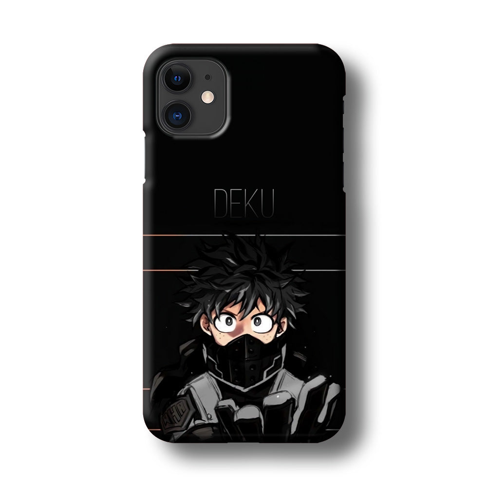 My Hero Academia Deku in Black iPhone 11 Case