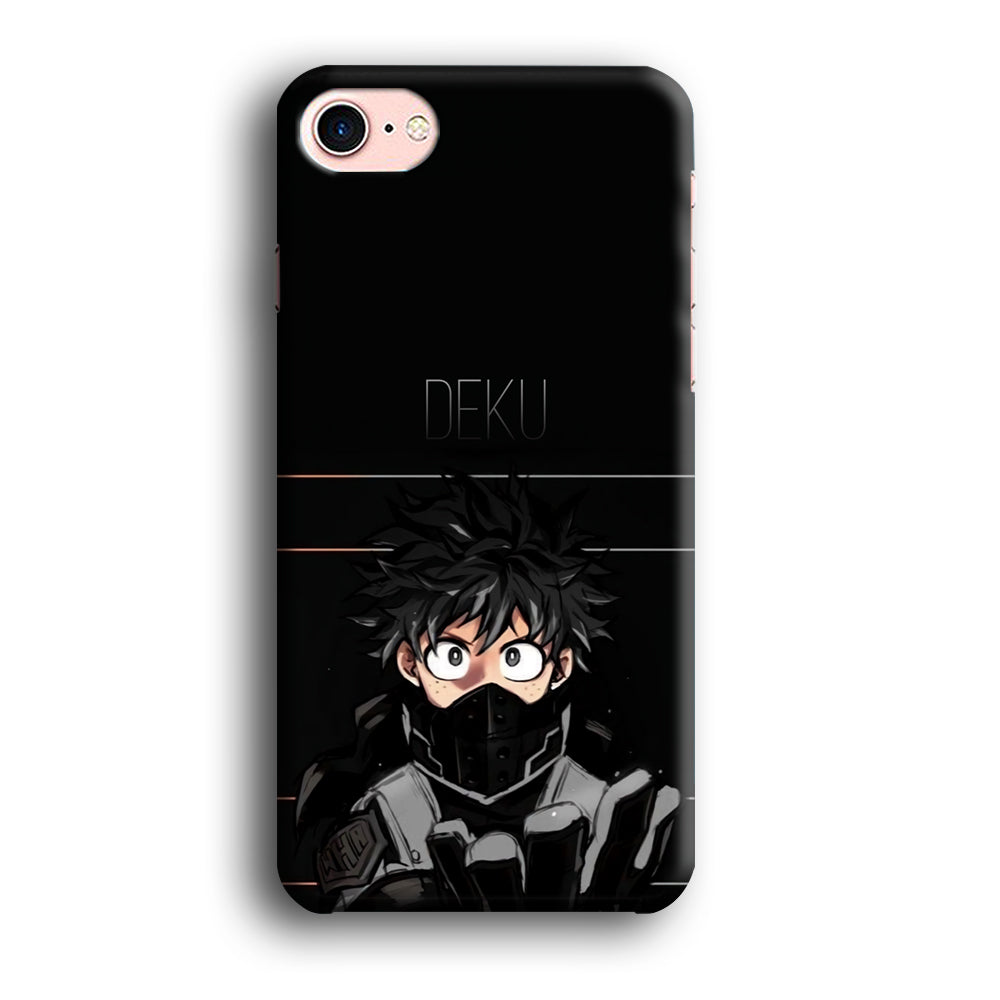 My Hero Academia Deku in Black iPhone 8 Case