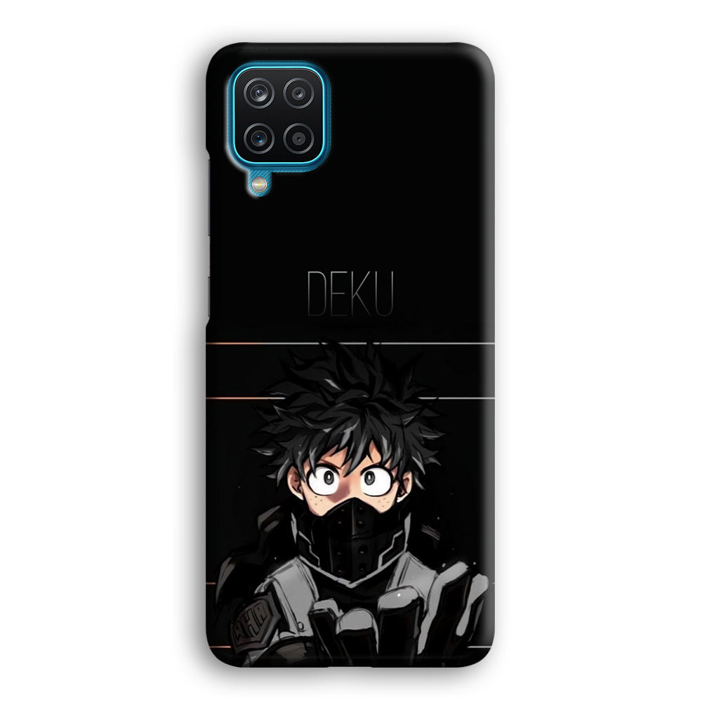 My Hero Academia Deku in Black Samsung Galaxy A12 Case