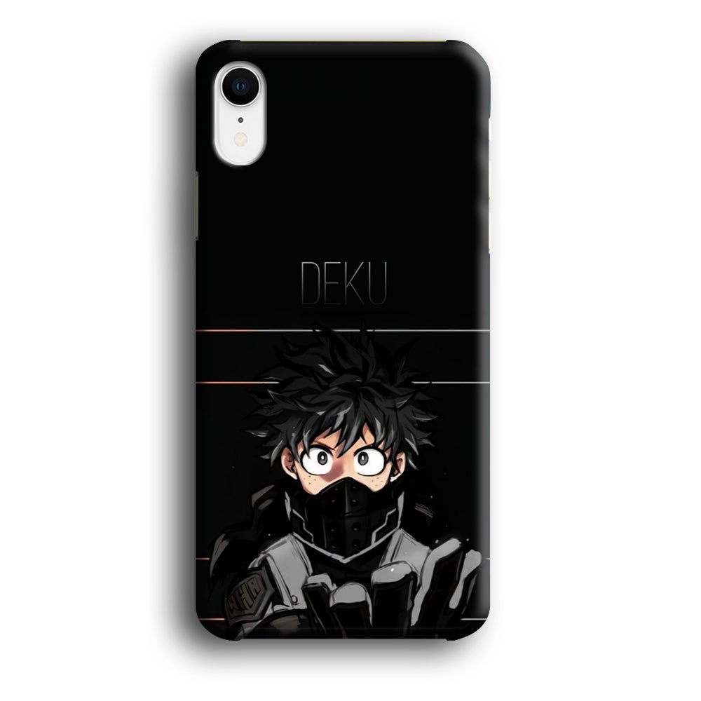 My Hero Academia Deku in Black iPhone XR Case