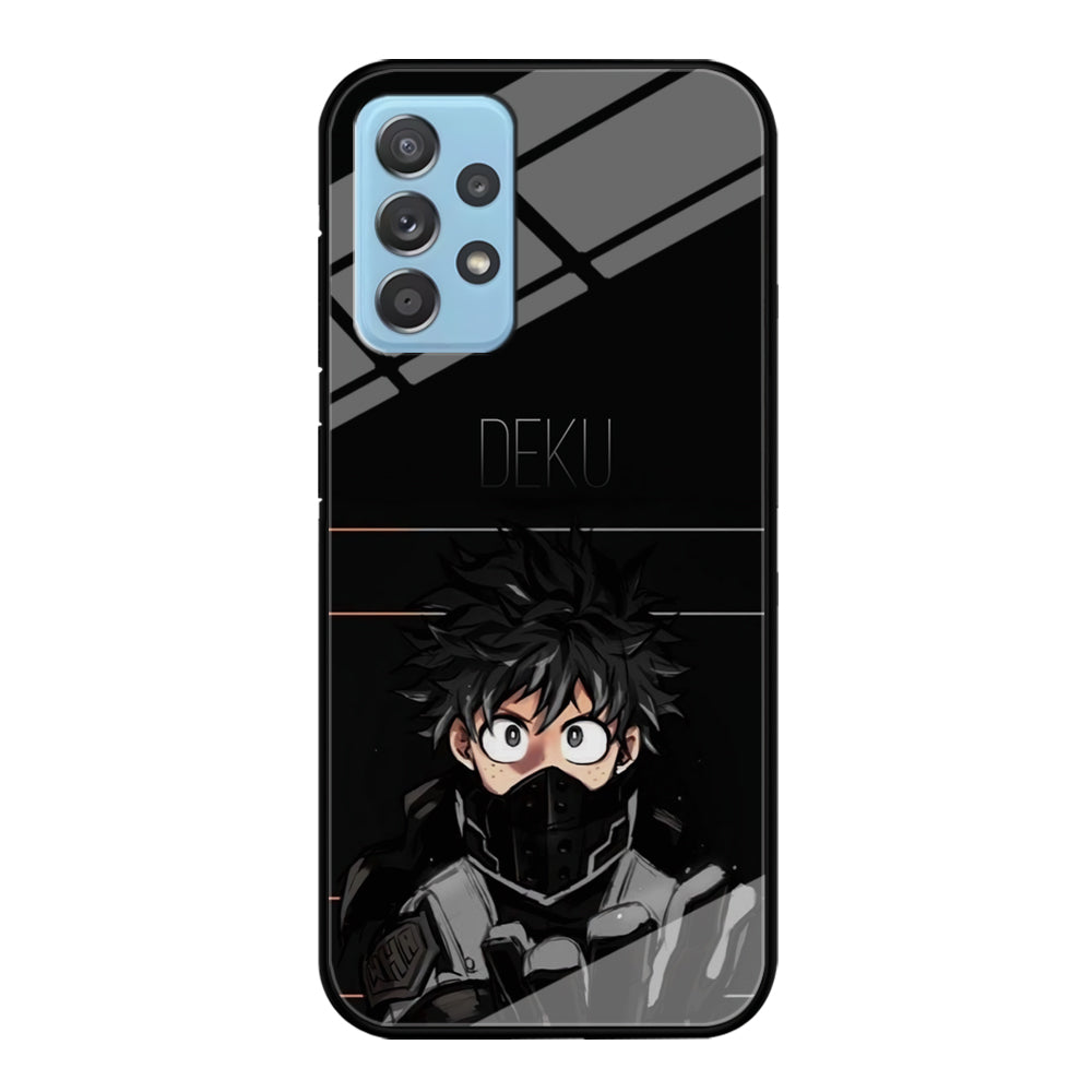 My Hero Academia Deku in Black Samsung Galaxy A52 Case