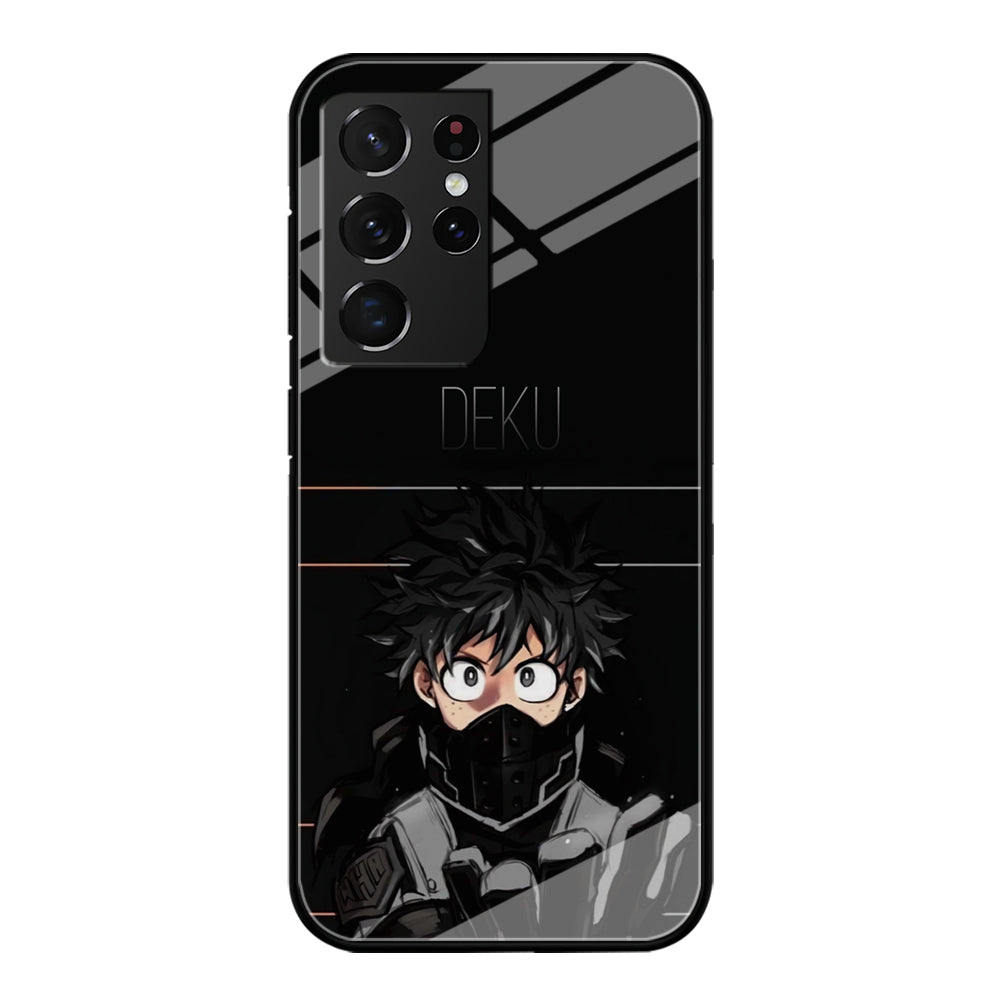 My Hero Academia Deku in Black Samsung Galaxy S21 Ultra Case