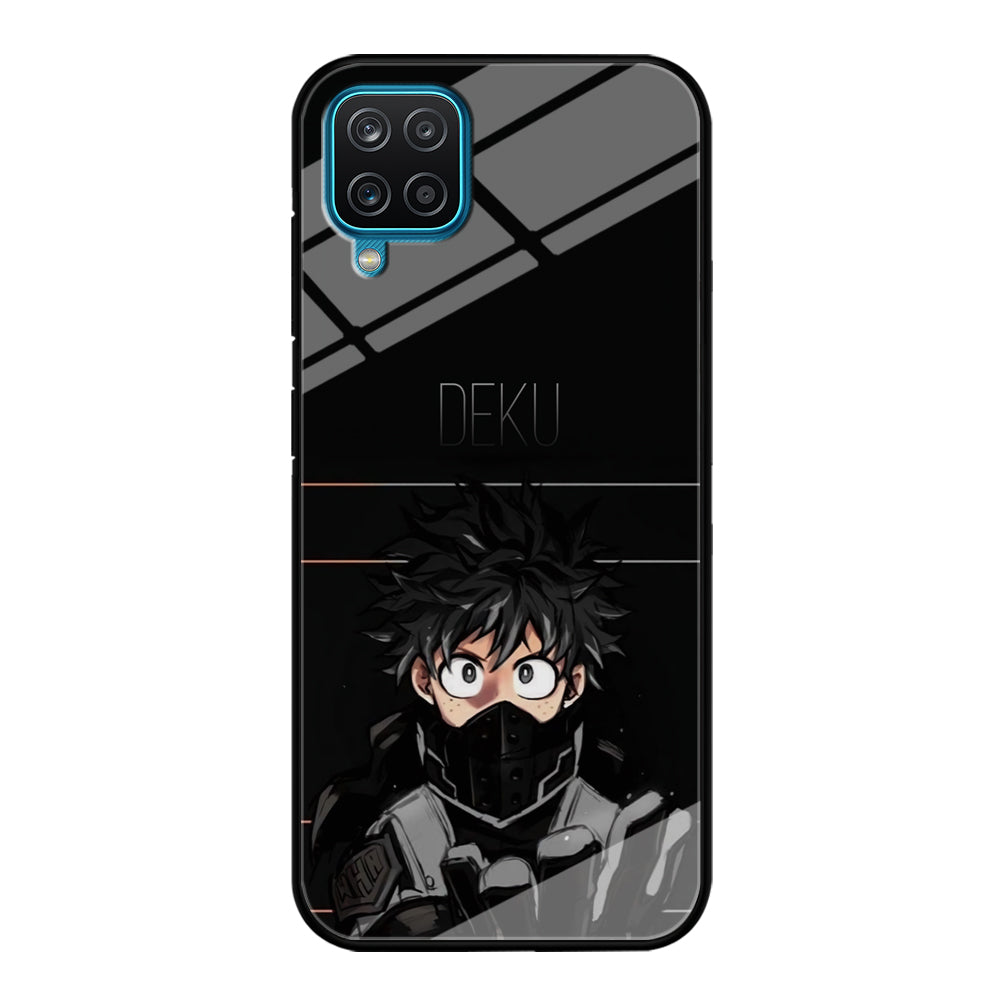 My Hero Academia Deku in Black Samsung Galaxy A12 Case