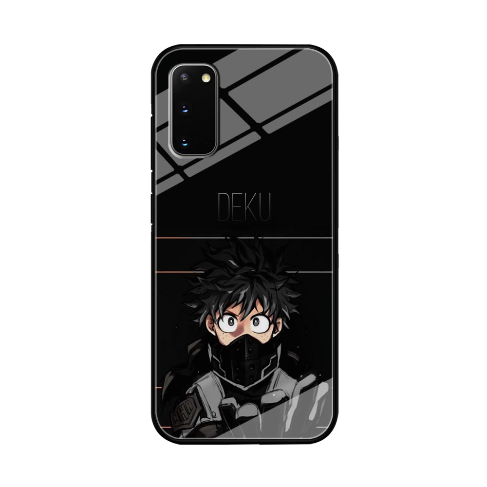 My Hero Academia Deku in Black Samsung Galaxy S20 Case