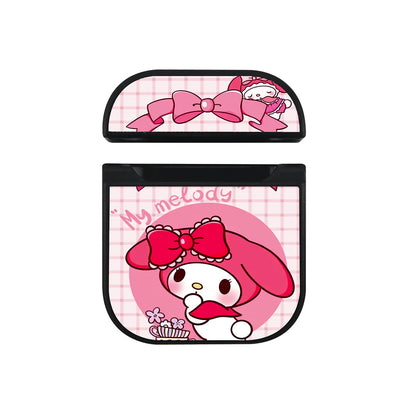 My Melody Cute Momment Apple Airpods Case Black