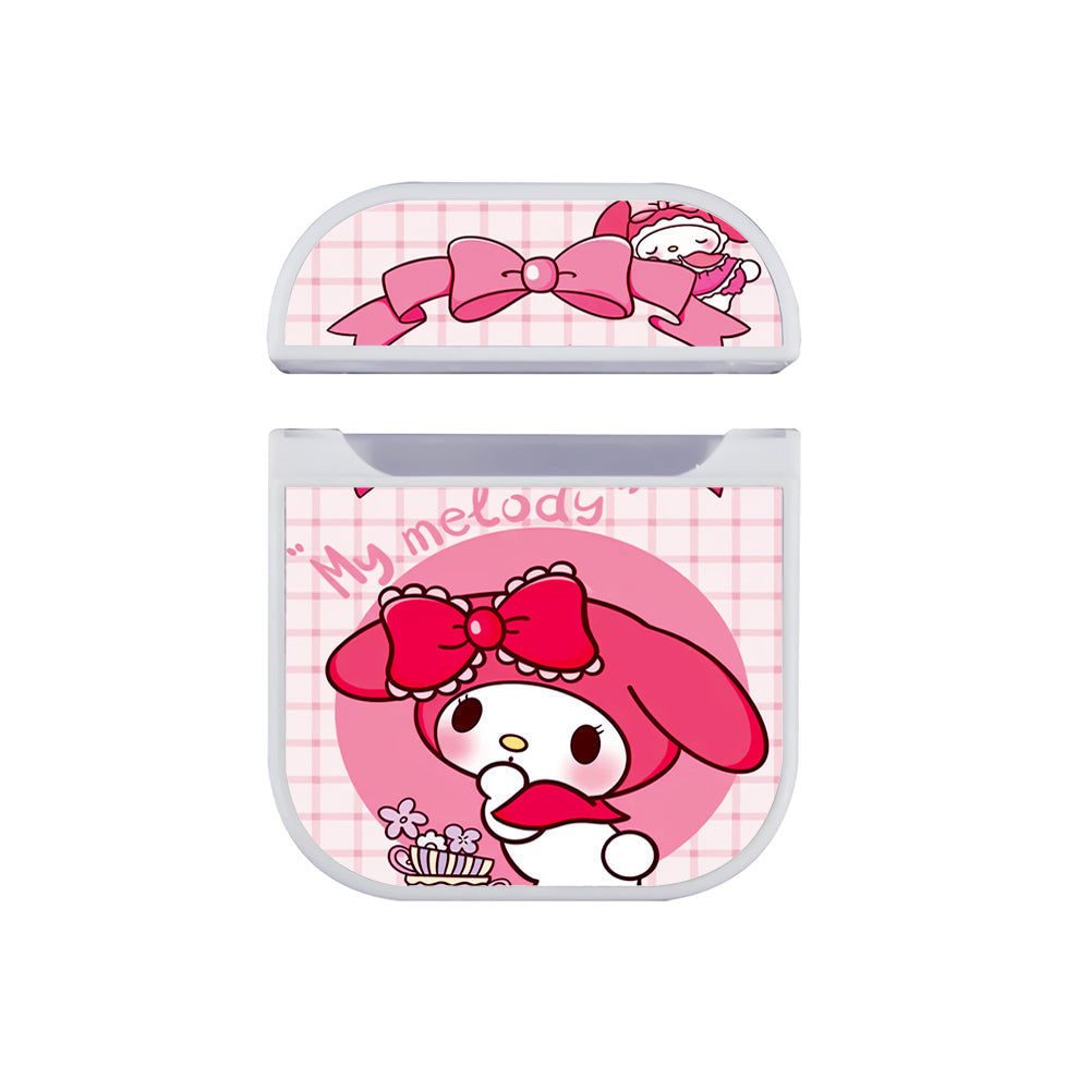 My Melody Cute Momment Apple Airpods Case White