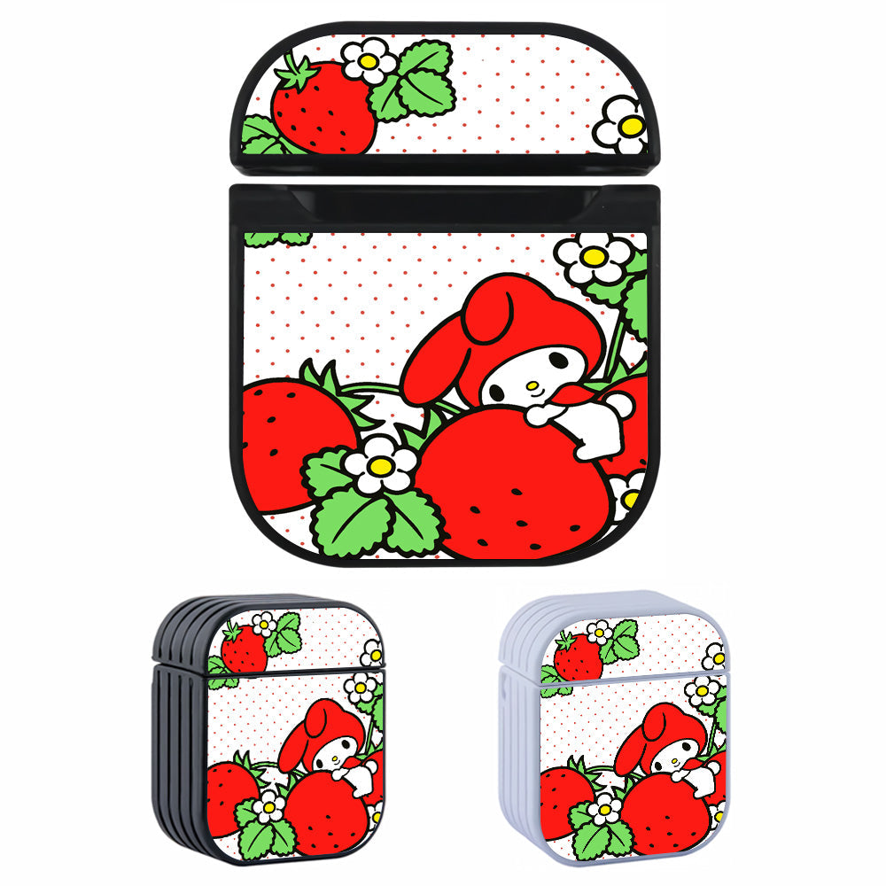 My Melody Strawberry Apple Airpods Case