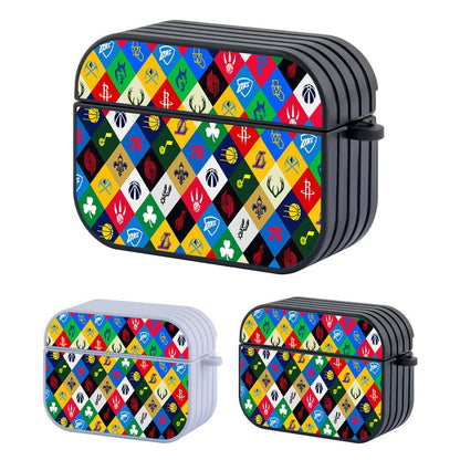 NBA Team Logo Pattern Apple Airpods Pro Case