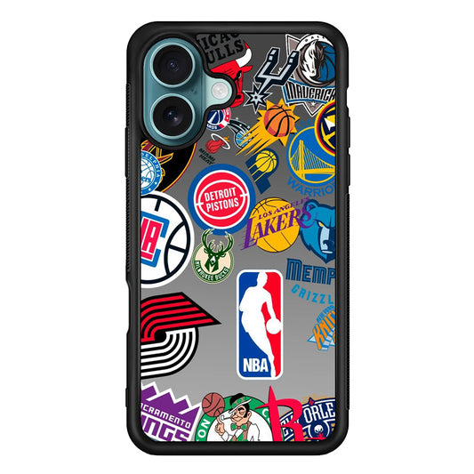 NBA Team Logo iPhone 16 Case