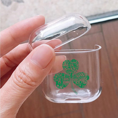 NBA Boston Celtic Leaf of Life Apple Airpods Clear Case