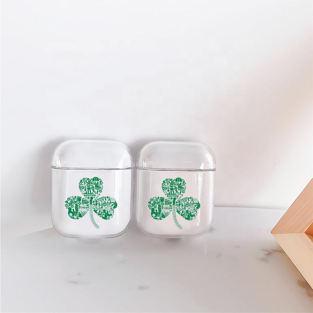 NBA Boston Celtic Leaf of Life Apple Airpods Clear Case