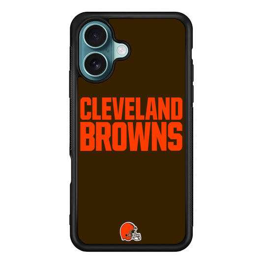 NFL Cleveland Browns iPhone 16 Case