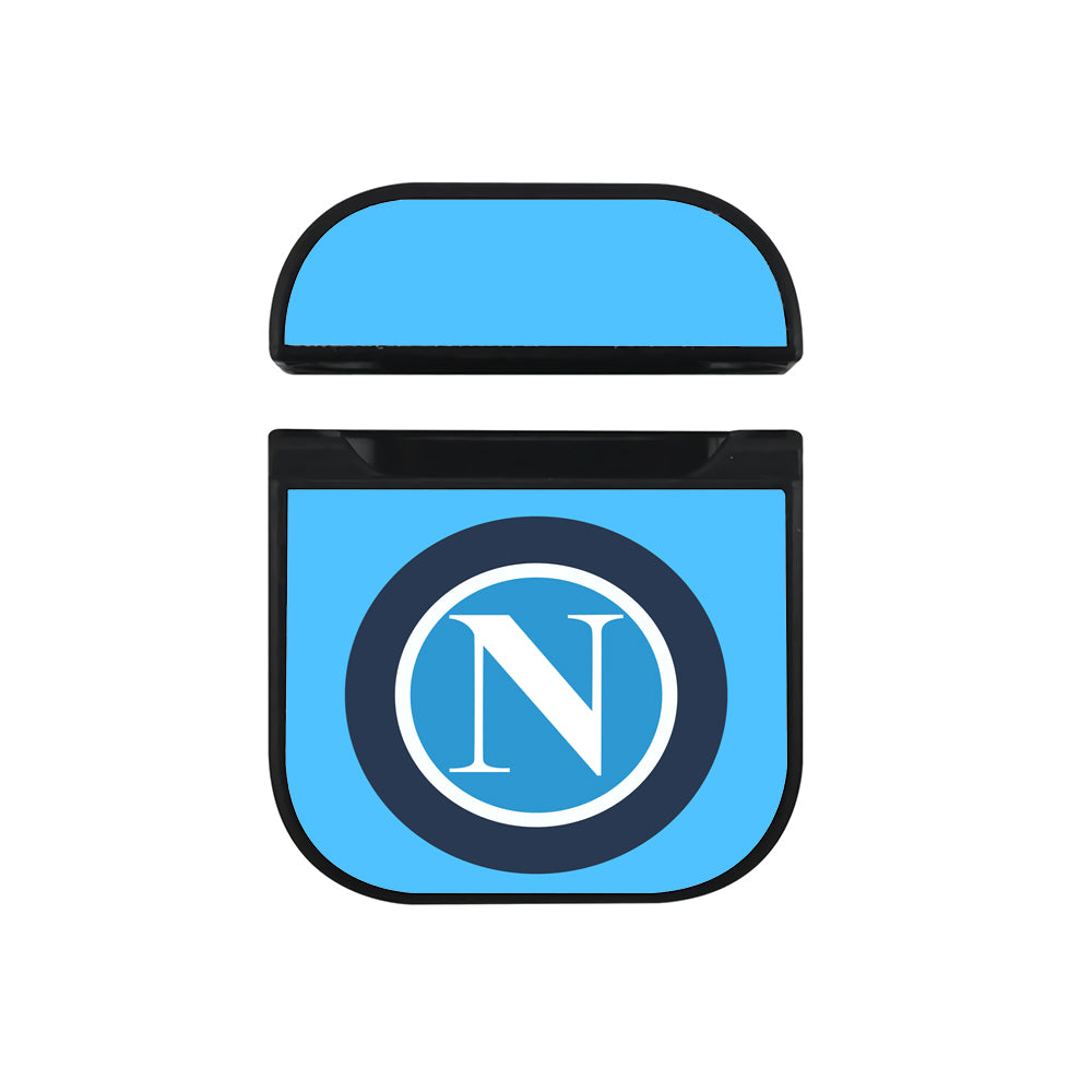 Napoli Serie A Team Apple Airpods Case Black