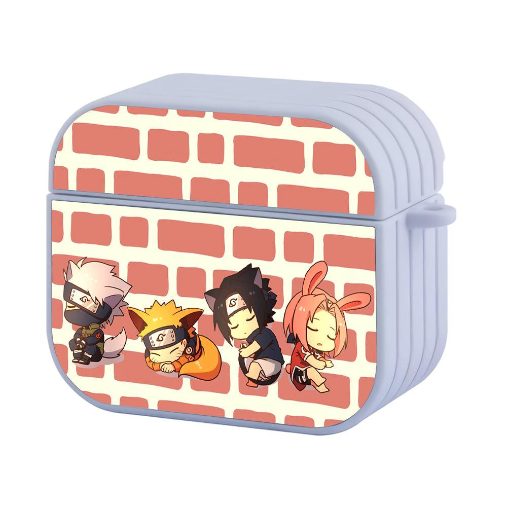 Naruto Chibi and Cute Sleeper Apple Airpods 4 Case White