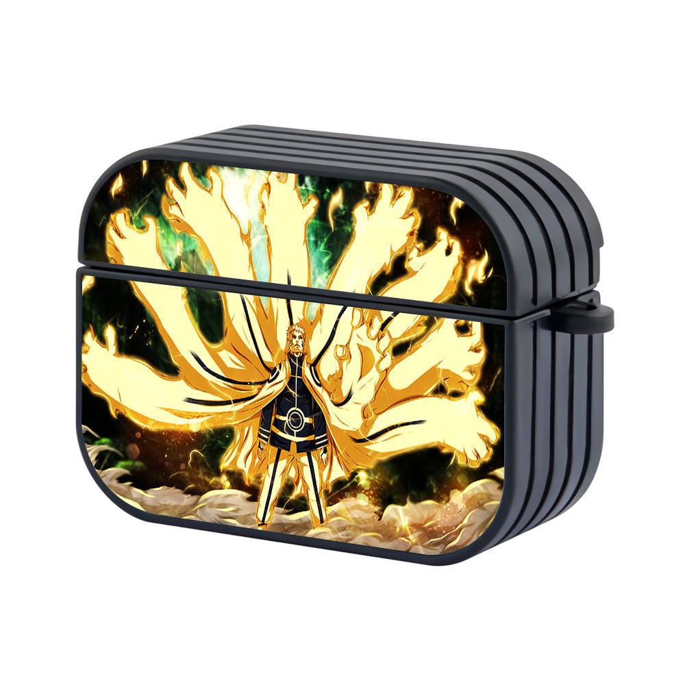 Naruto Cloak of Kurama Apple Airpods Pro Case Black