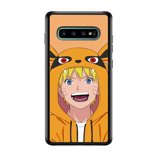 Naruto Cute With Kyubi Jacket Samsung Galaxy S10 Case