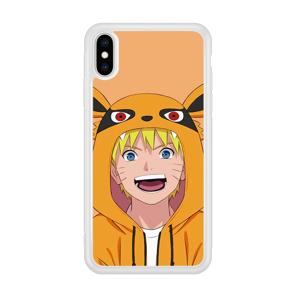 Naruto Cute With Kyubi Jacket iPhone XS Case