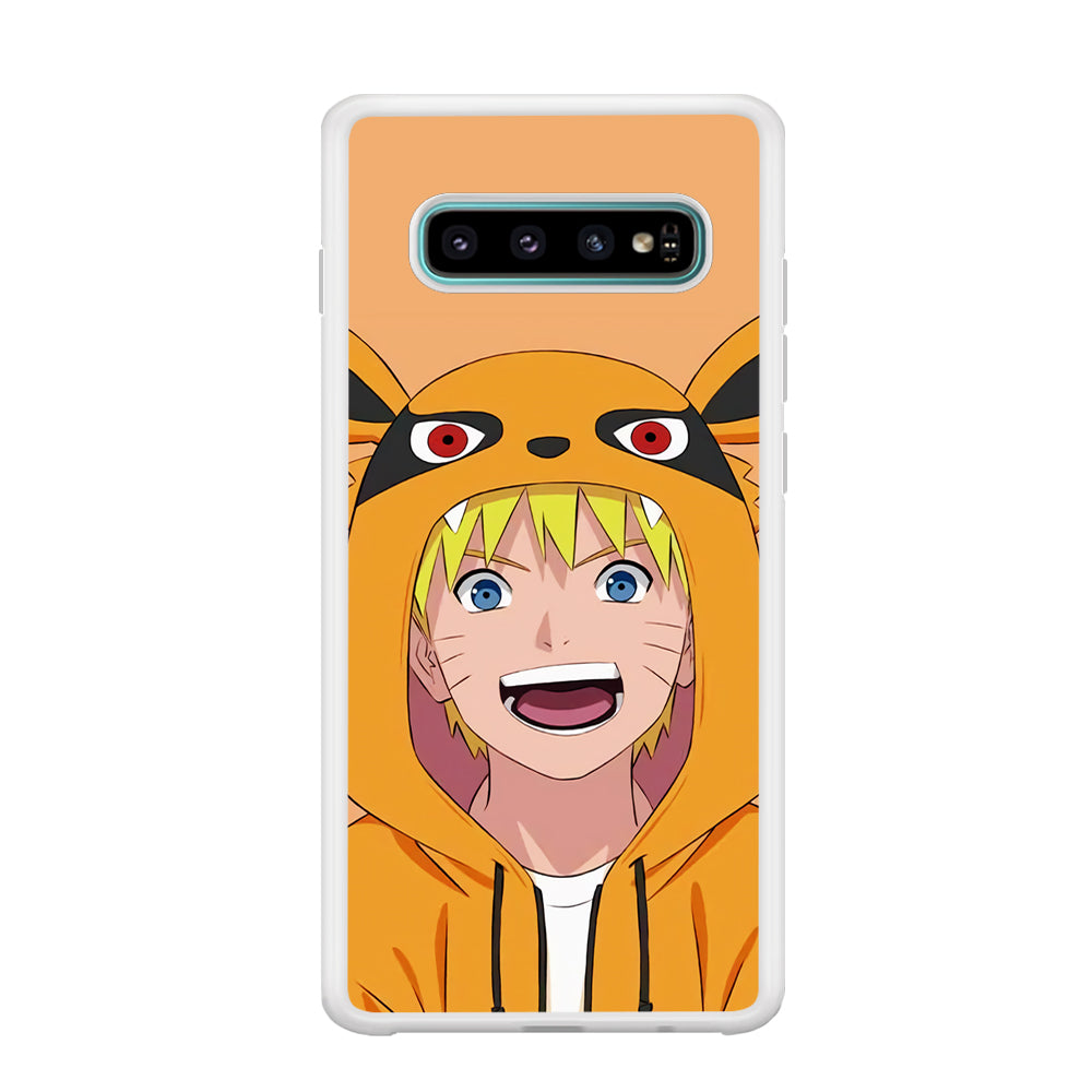 Naruto Cute With Kyubi Jacket Samsung Galaxy S10 Case