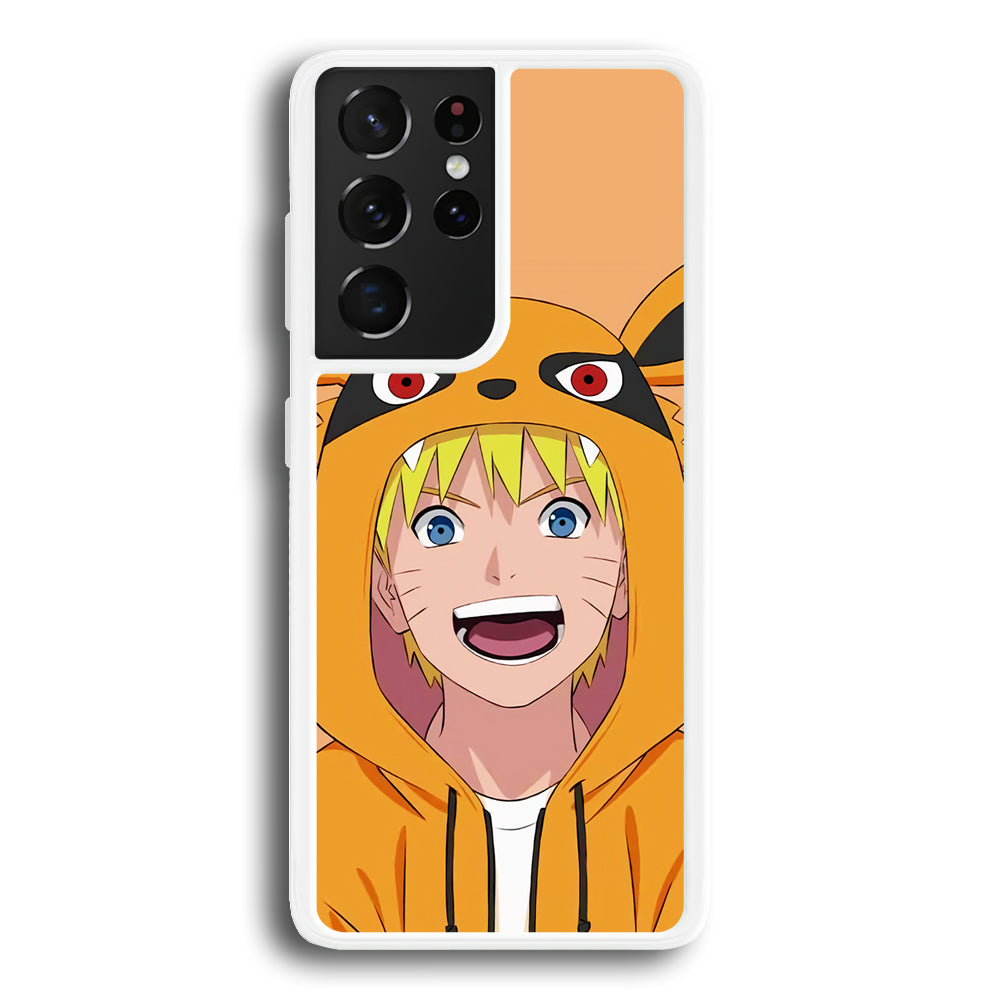 Naruto Cute With Kyubi Jacket Samsung Galaxy S21 Ultra Case