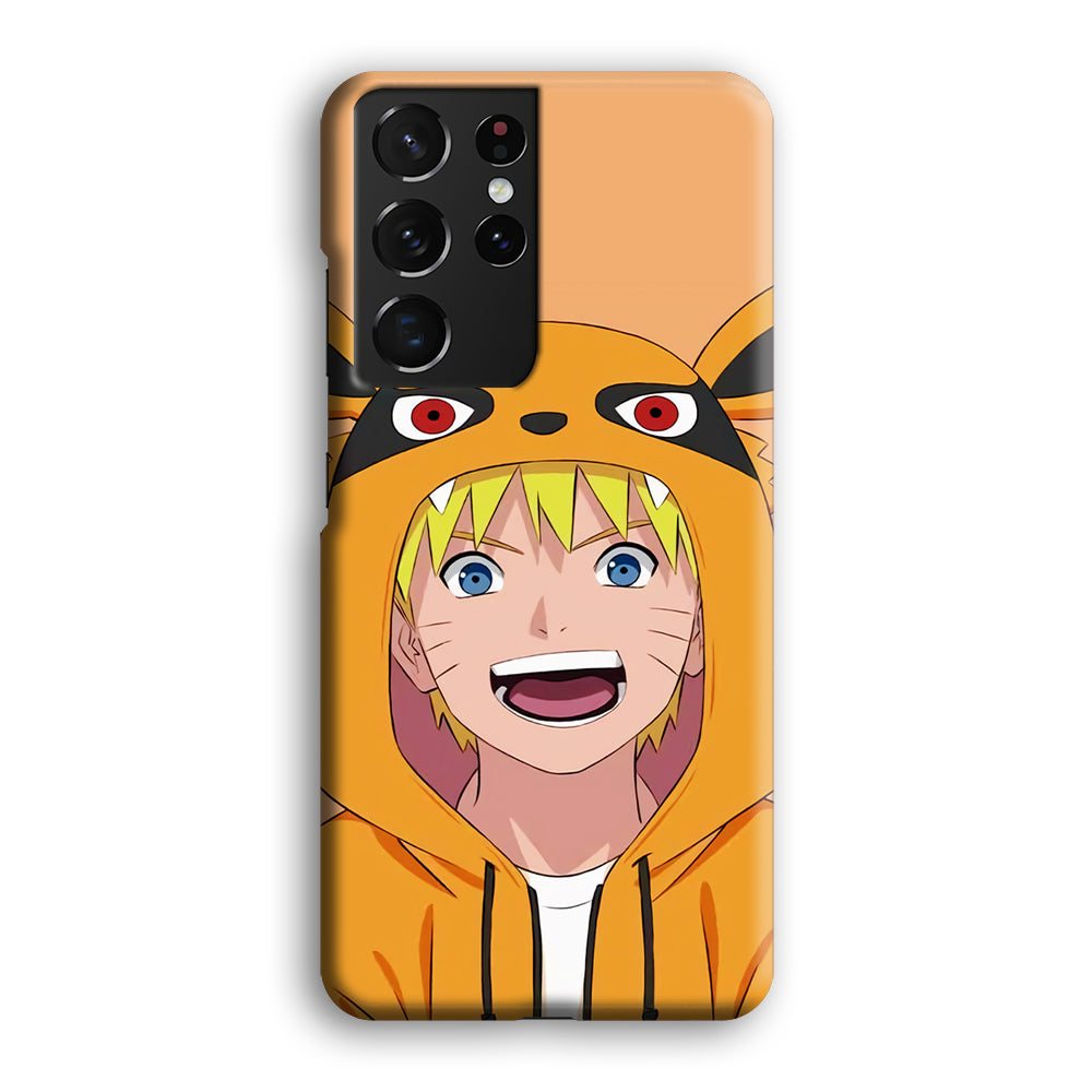 Naruto Cute With Kyubi Jacket Samsung Galaxy S21 Ultra Case