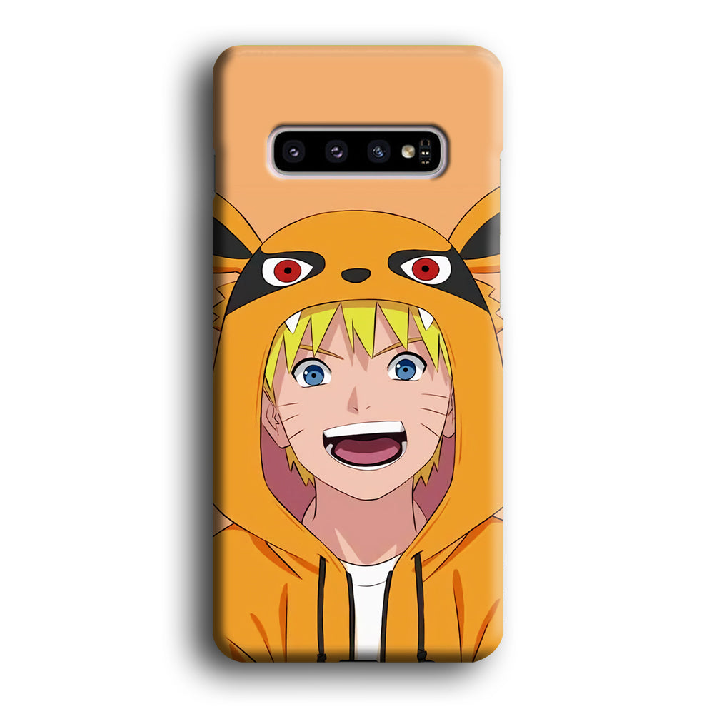 Naruto Cute With Kyubi Jacket Samsung Galaxy S10 Case